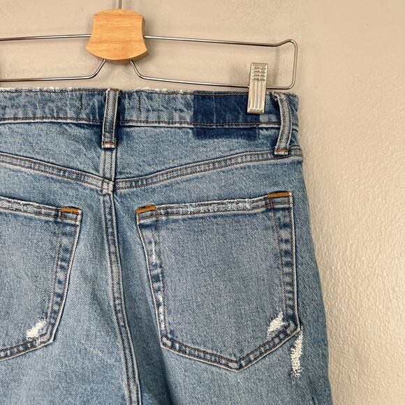 Abercrombie & Fitch Jeans Women’s Size 26 / 2 High Rise The Dad Distressed Denim - Picture 7 of 11